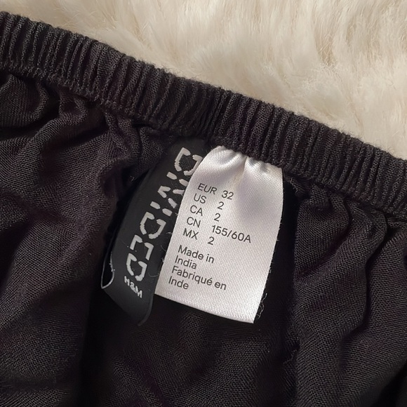 H&M divided black romper in US size 2 - Picture 3 of 8